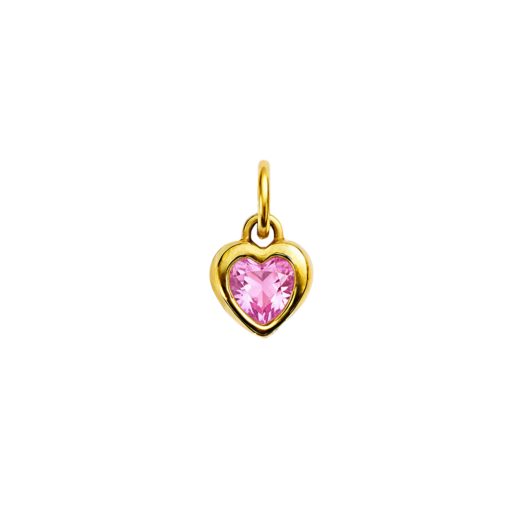 Aurelé Heart Birthstone Charm
