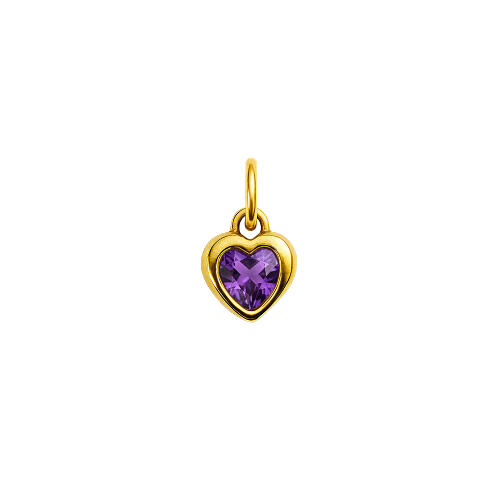 Aurelé Heart Birthstone Charm