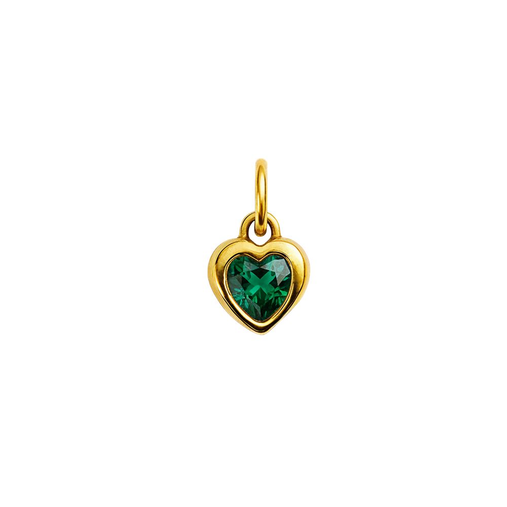 Aurelé Heart Birthstone Charm