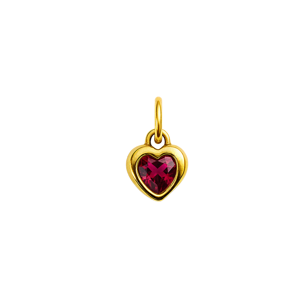 Aurelé Heart Birthstone Charm