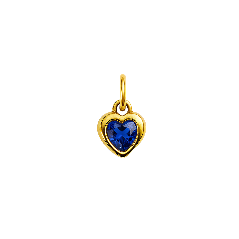 Aurelé Heart Birthstone Charm