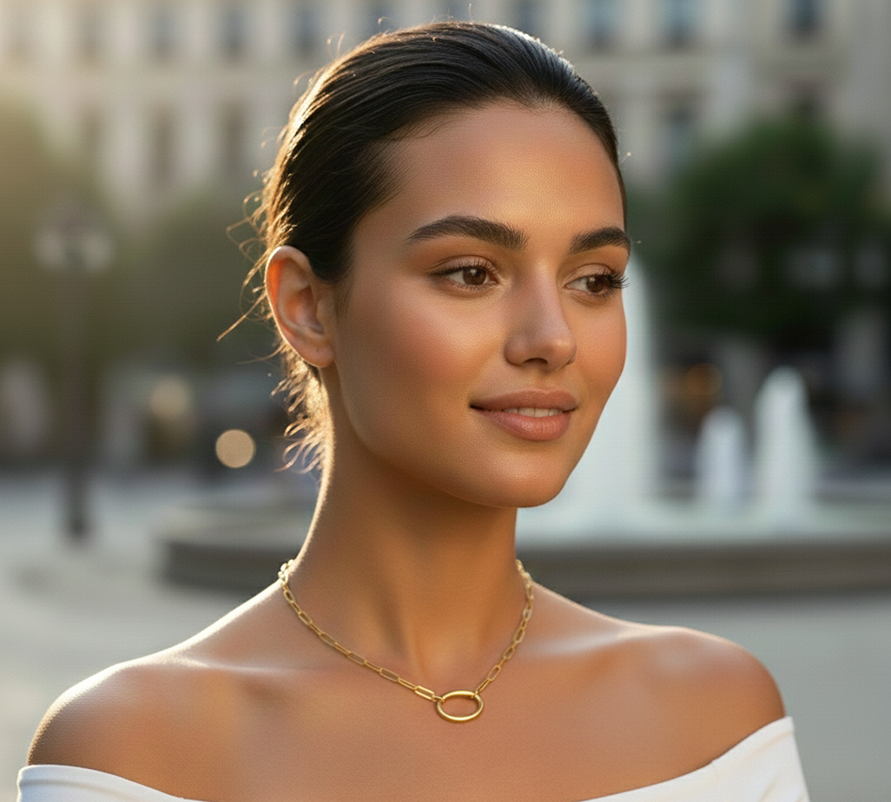 Aurelé Petite Oval Clip Charm