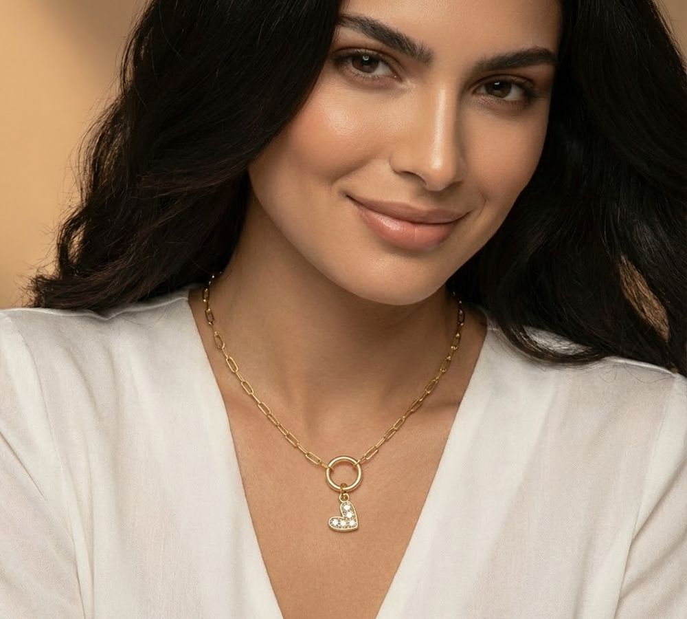 Aurelé Heart Sparkle Charm