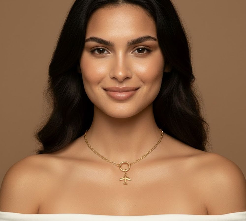 Aurelé Airplane Charm