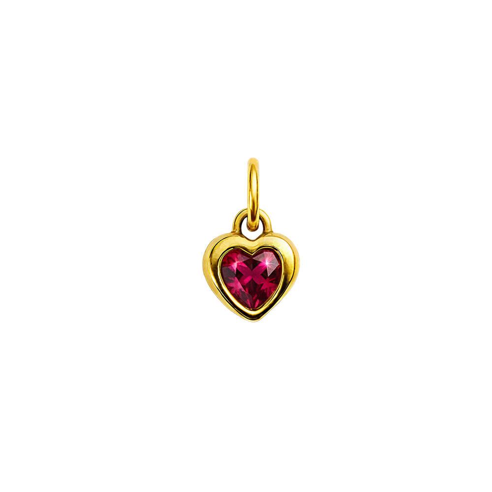 Aurelé Heart Birthstone Charm