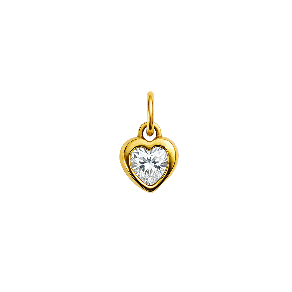 Aurelé Heart Birthstone Charm