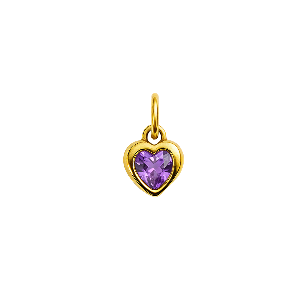 Aurelé Heart Birthstone Charm