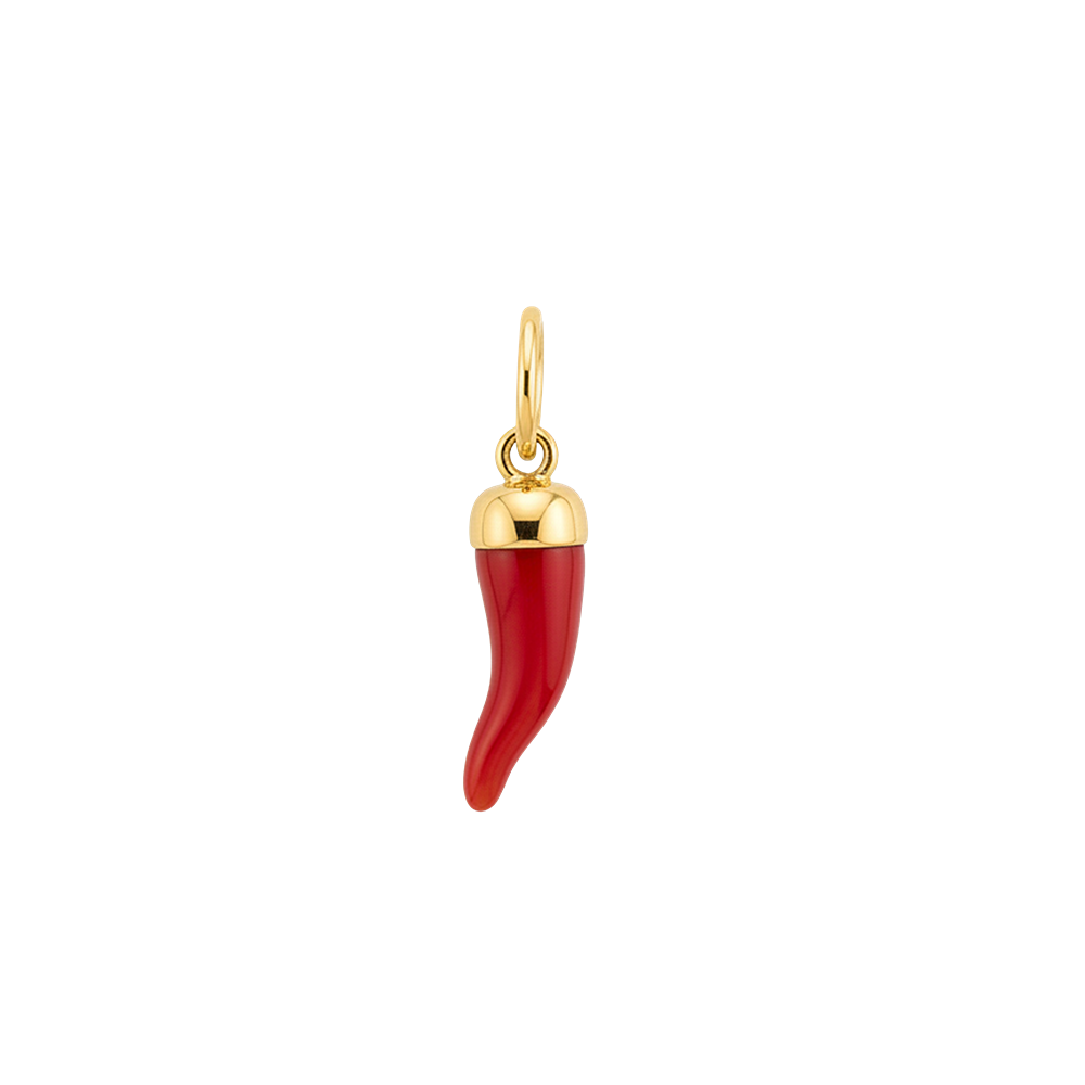 Aurelé Red Horn Charm